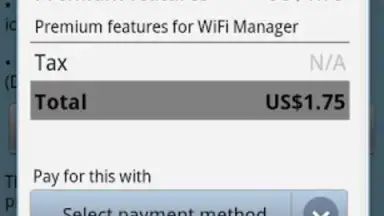 Captura de tela de WiFi Manager 1