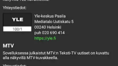 Captura de tela de TekstiTV 2