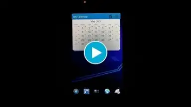 Captura de tela de GO Calendar Widget 1