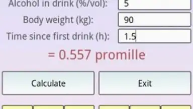 Captura de tela de Health Calculator 2