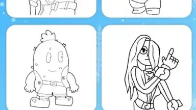 Captura de tela de Coloring Brawl Stars 3