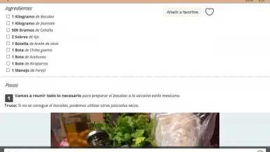 Captura de tela de Recetas Mexicanas 13
