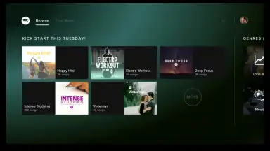 Captura de tela de Spotify for Android TV 6