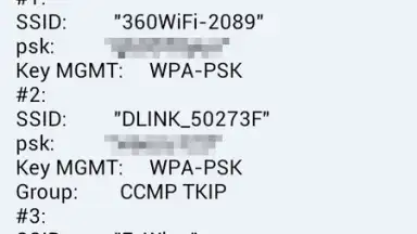 Captura de tela de wifi key finder(Root) 1