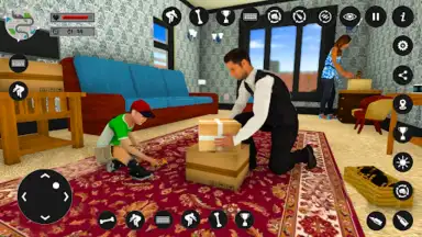 Captura de tela de Virtual Rent Home Happy Family 7