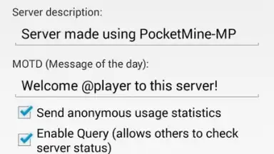 Captura de tela de PocketMine-MP 1