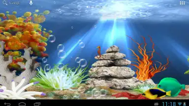 Captura de tela de Tropical aquarium 6