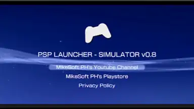 Captura de tela de PSP Simulator - Launcher 3