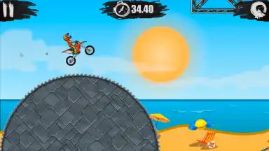 Captura de tela de Moto X3M Bike Race Game 11