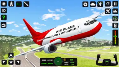 Captura de tela de Airplane Simulator Flight Game 3