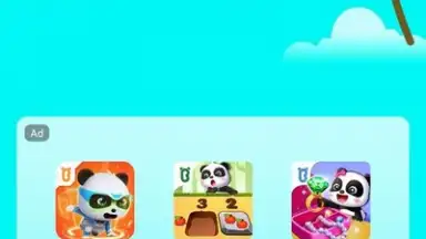 Captura de tela de Baby Panda's Body Adventure 2