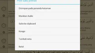 Captura de tela de Quran Bahasa Melayu 4