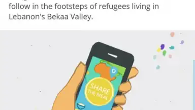 Captura de tela de ShareTheMeal 1