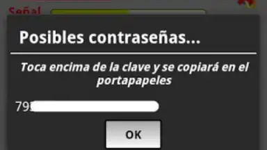 Captura de tela de Wifi Keys 1