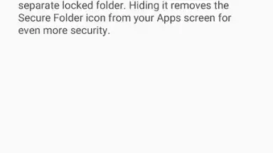 Captura de tela de Secure Folder (Samsung) 2