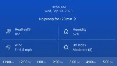 Captura de tela de Local Weather: Weather Forecast 3