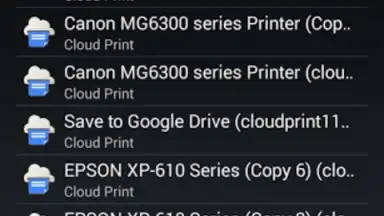 Captura de tela de Cloud Print 5