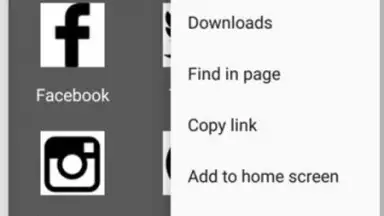 Captura de tela de Android Safari 2