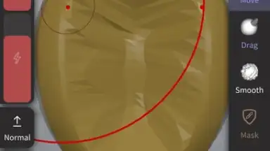 Captura de tela de Nomad Sculpt 4