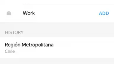 Captura de tela de Yandex.Transport 2