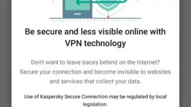 Captura de tela de Kaspersky Fast Secure VPN 2