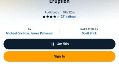 Captura de tela de Audible 12