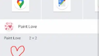 Captura de tela de Paint Love - widget for couple 2