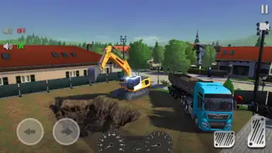 Captura de tela de Truck Car Transport Trailer Games 3