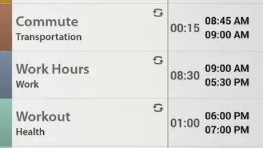 Captura de tela de Schedule Planner Classic 6
