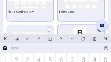 Captura de tela de Yandex Keyboard 1