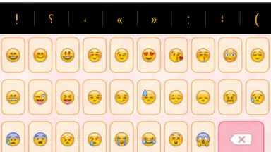 Captura de tela de Decoration Text Keyboard 7