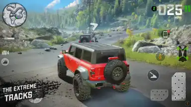 Captura de tela de offroad SUV jeep 4x4 driving 5