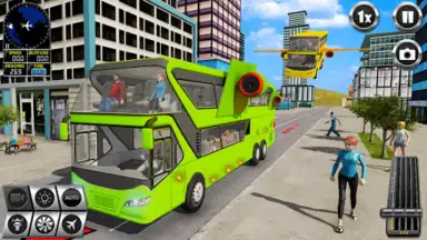 Captura de tela de Flying Bus 3