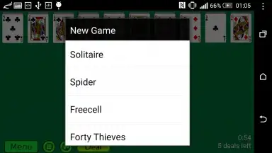 Captura de tela de Solitaire Pack Game 12