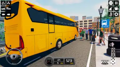 Captura de tela de Coach Bus Simulator 3d Bus Sim 1