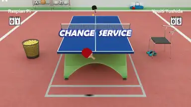 Captura de tela de Virtual Table Tennis 4