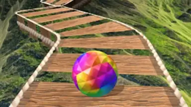 Captura de tela de Sky Rolling Balls 3D 1