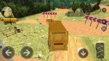 Captura de tela de Offroad Truck Simulator - Garbage Truck Game 10