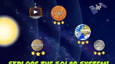 Captura de tela de Angry Birds Space HD 7