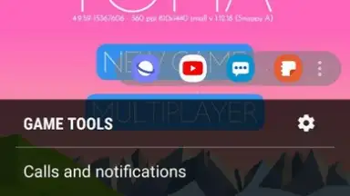 Captura de tela de Samsung Game Tools 1