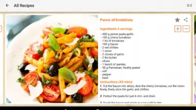 Captura de tela de Pasta Rezepte 9