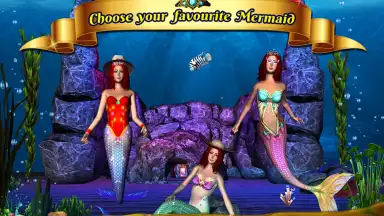 Captura de tela de Cute Mermaid Simulator 3D 9