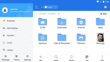 Captura de tela de ES File Explorer 13