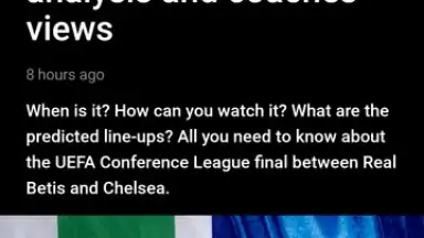 Captura de tela de Conference League 1