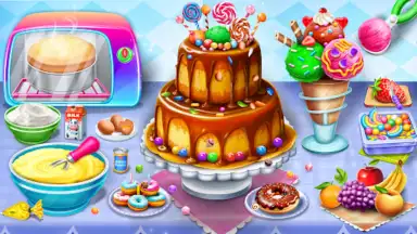 Captura de tela de Cake Maker DIY Baking Games 2
