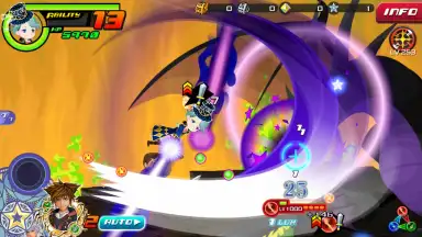Captura de tela de KINGDOM HEARTS Uχ Dark Road (JP) 3
