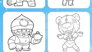 Captura de tela de Coloring Brawl Stars 9