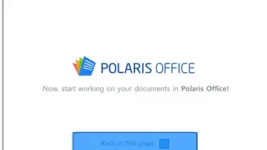 Captura de tela de Polaris Office 7