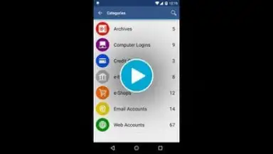 Captura de tela de aWallet Password Manager 1
