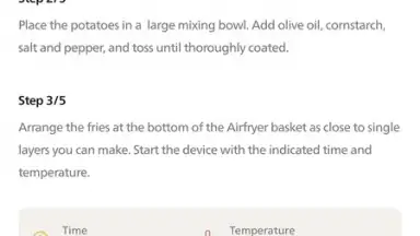 Captura de tela de Kitchen+ Airfryer recipes 12